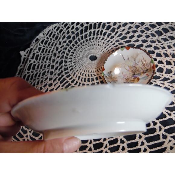 Vintage Japanese Water Birds 10 PC. Tea Set - Picture 11 of 16